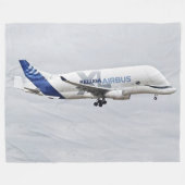 BELUGIEN FLUGZEUG FLEECEDECKE (Vorderseite (Horizontal))