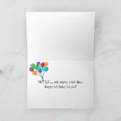 Belügt Kamera mit Film Geburtstag Karte (Innenseite)