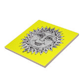 Belustigungs-Sonnenschein-Fliese Fliese (Seite)