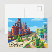 Belval Luxemburg Postkarte (Vorne/Hinten)