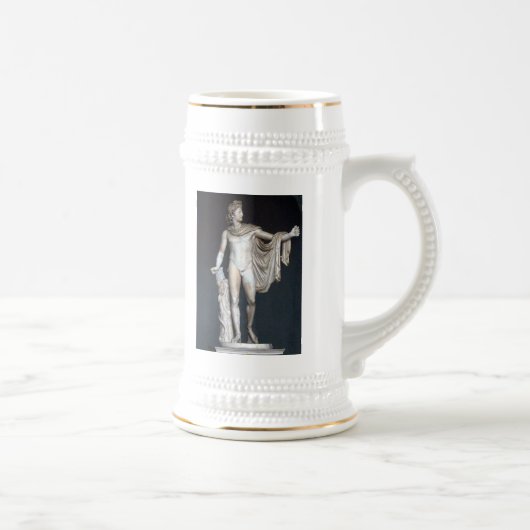 Belvedere Apollo Statue in Rom Bierglas (Rechts)