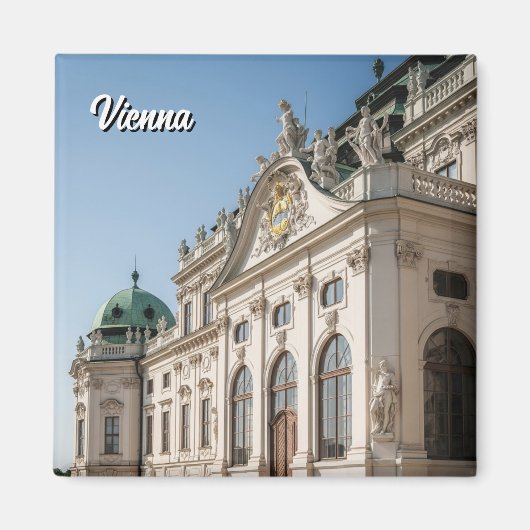 Belvedere Vienna Austria Travel Magnet (Vorne)