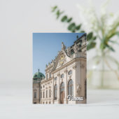 Belvedere Vienna Austria Travel Postkarte (Stehend Vorderseite)