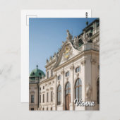 Belvedere Vienna Austria Travel Postkarte (Vorne/Hinten)