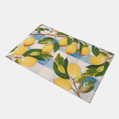 Bemale Limonen auf einer Tischlandschaft  Fußmatte (Schrägansicht)