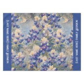 bemalt Bluebonnets, Country Chic Family Wiedersehe Tischdecke (Vorderseite (Horizontal))
