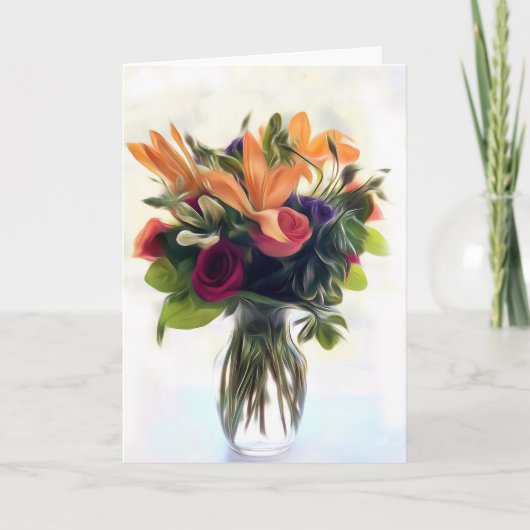 bemalt Bouquet (Vorderseite)