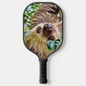 bemalt Sloth Pickleball Schläger (Vorderseite)