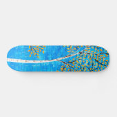 bemalte Bäume Skateboard (Horizontal)