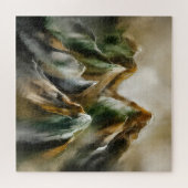 Bemalte Berge Puzzle (Horizontal)