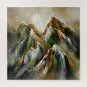 Bemalte Berge  Puzzle