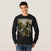 Bemalte Berge T-Shirt (Vorne ganz)