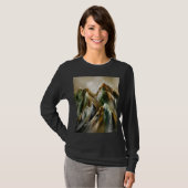 Bemalte Berge T-Shirt (Vorne ganz)