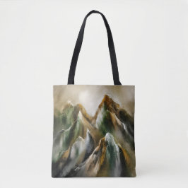 Bemalte Berge Tasche