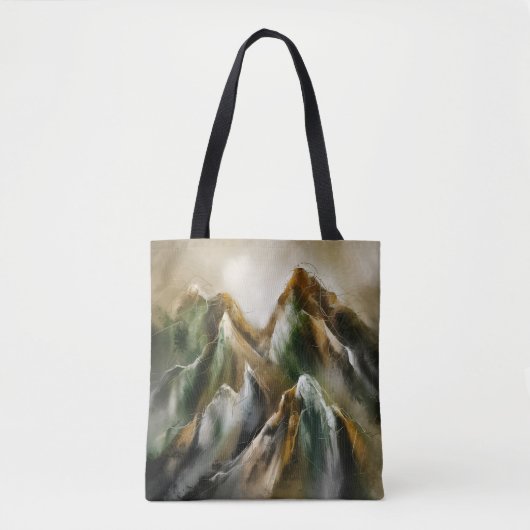 Bemalte Berge Tasche (Vorderseite)