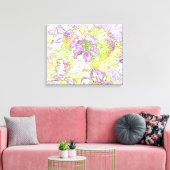 bemalte Blume Leinwanddruck (Insitu (Wohnzimmer))