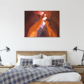 Bemalte Felsformation der Wüste Leinwanddruck (Insitu (Schlafzimmer))