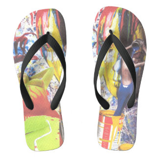 bemalte Frauen Badesandalen
