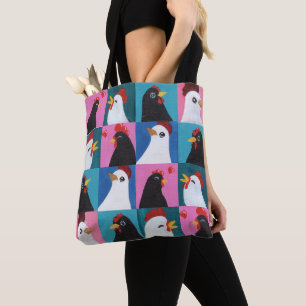 Bemalte Hühner-Tasche Tasche