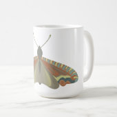 Bemalte Motte Kaffeetasse (VorderseiteRechts)