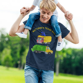 Bemalte Müllwagen Trash Bash Party Custom T-Shirt