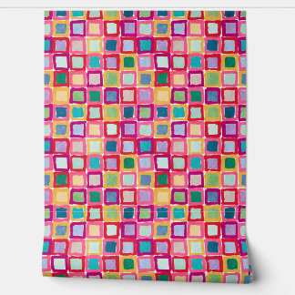 Bemalte Patches Tapete