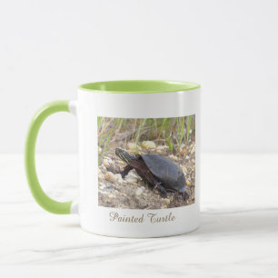 Bemalte Schildkröte Foto Tasse