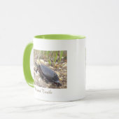Bemalte Schildkröte Foto Tasse (Vorderseite Links)