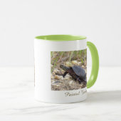 Bemalte Schildkröte Foto Tasse (VorderseiteRechts)