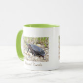 Bemalte Schildkröte Foto Tasse (Vorderseite Links)
