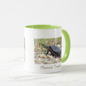 Bemalte Schildkröte Foto Tasse (VorderseiteRechts)
