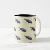 Bemalte Schildkröte Foto Tasse (VorderseiteRechts)