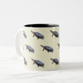 Bemalte Schildkröte Foto Tasse (Vorderseite Links)