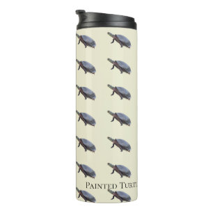 Bemalte Schildkröte Foto-Thermal-Tumbler Thermosbecher
