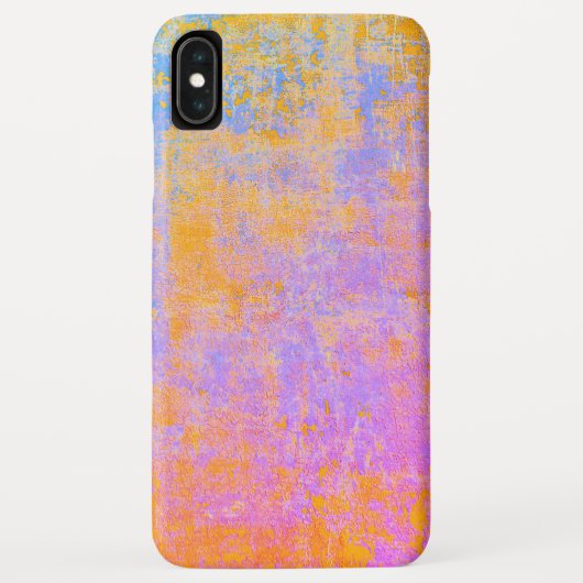 bemalte Textur in Sonnenuntergangsfarben Case-Mate iPhone Hülle (Rückseite)