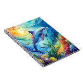 Bemalter Delfin Notizblock (Rechte Seite)