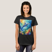 Bemalter Delfin T-Shirt (Vorne ganz)