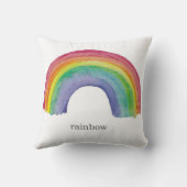 bemalter Regenbogen/Bogha-froise schottisch-gälisc Kissen (Rückseite)