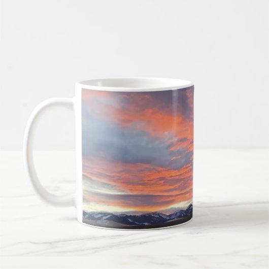 Bemalter Sky-Becher Kaffeetasse (Links)