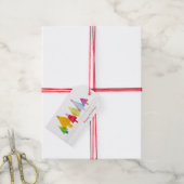 Bemaltes Pines-Geschenk-Tag Geschenkanhänger (Mit Garn)