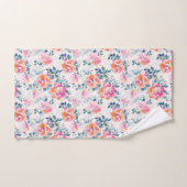 Bemaltes Rosenmuster Badhandtuch Set (Handtuch)
