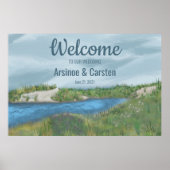 bemaltes Seaside Poster (Vorne)