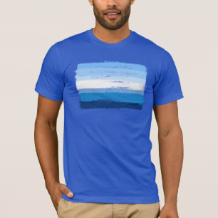 Bemaltes T-Shirt für den Stolz schwuler Männer
