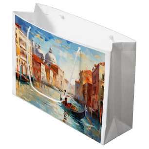 Bemaltes Venedig, Italien Große Geschenktüte