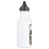 bemalteter Schädel Edelstahlflasche (Links)