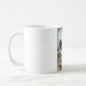 bemalteter Schädel Kaffeetasse (Links)