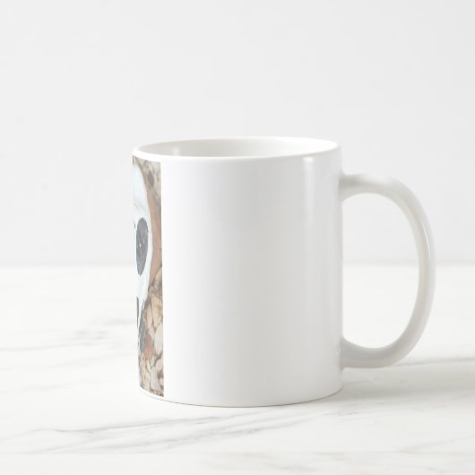bemalteter Schädel Kaffeetasse (Rechts)