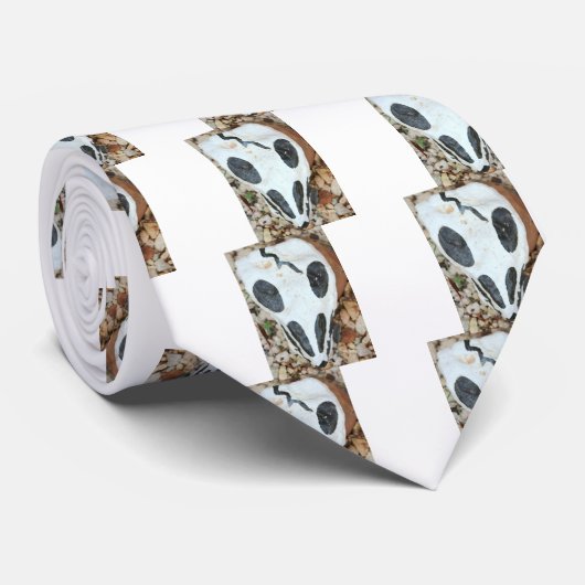 bemalteter Schädel Krawatte (Gerollt)