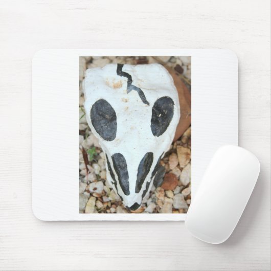 bemalteter Schädel Mousepad (Mit Mouse)