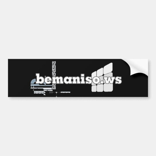 #bemaniso stickit autoaufkleber (Vorne)